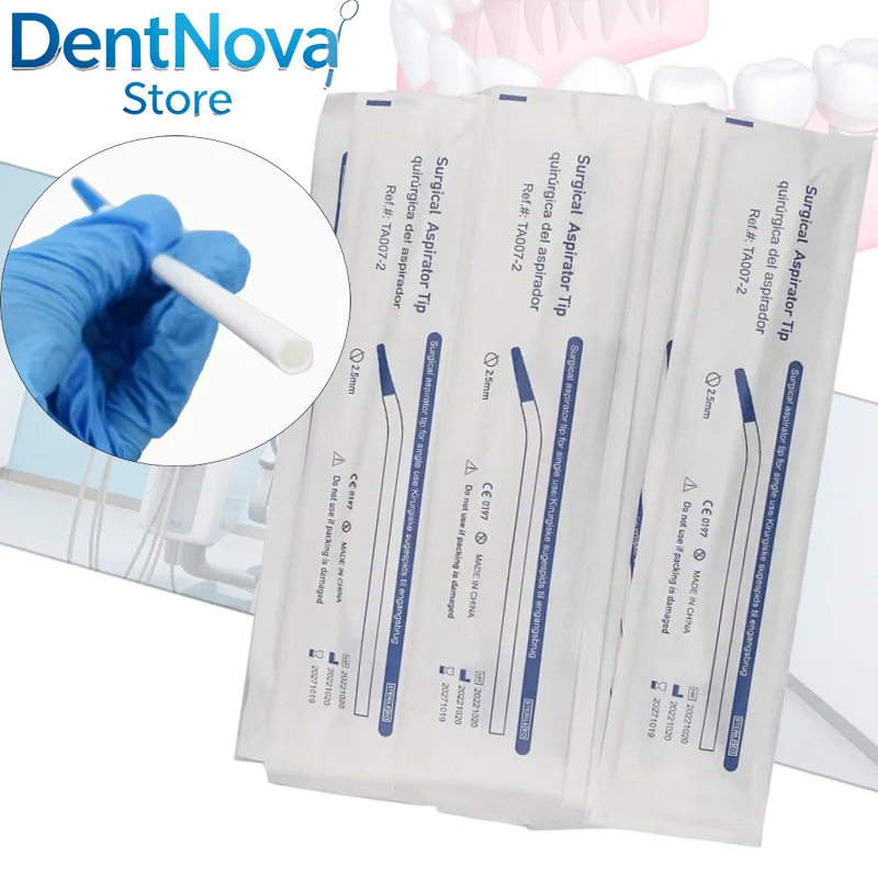 60Pcs Dental Disposable Suction Tips High Volume Saliva Ejector Oral Evacuator Slim Long Design Lab
60Pcs Dental Disposable Suction Tips High Volume Saliva Ejector Oral Evacuator Slim Long Design Lab