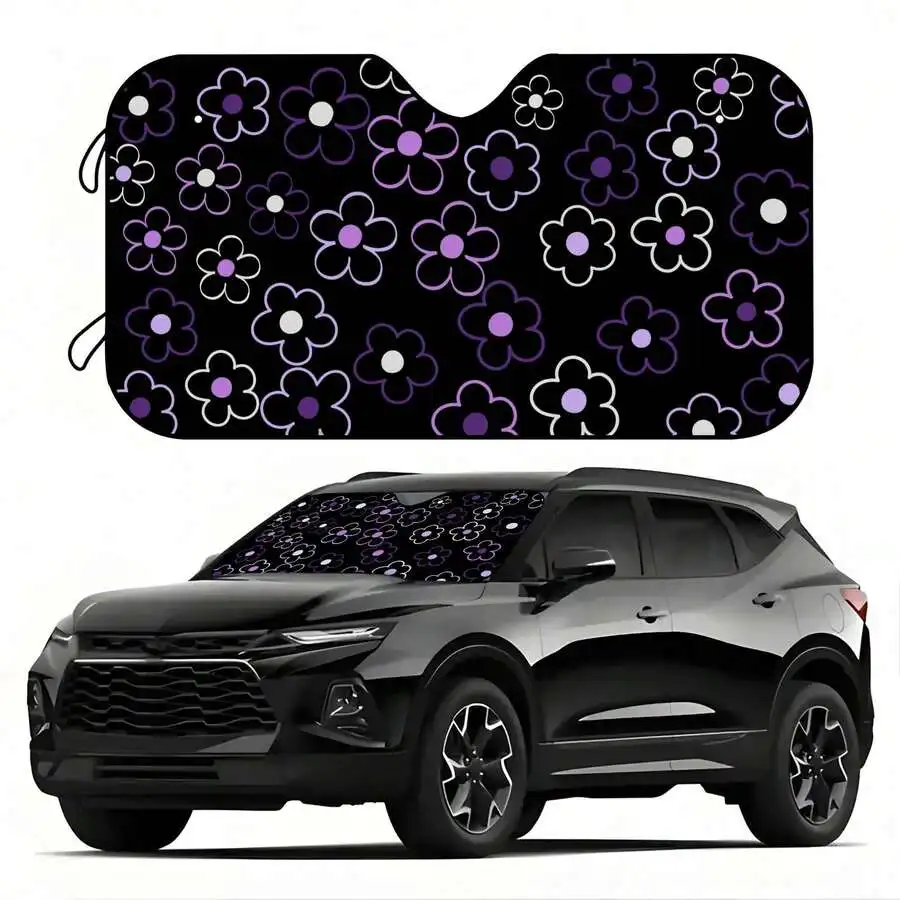 2D Flat Floral Print Car Sunshade UV Protection Heat Insulation Foldable Universal Front Windshield Cover
2D Flat Floral Print Car Sunshade UV Protection Heat Insulation Foldable Universal Front Windshield Cover