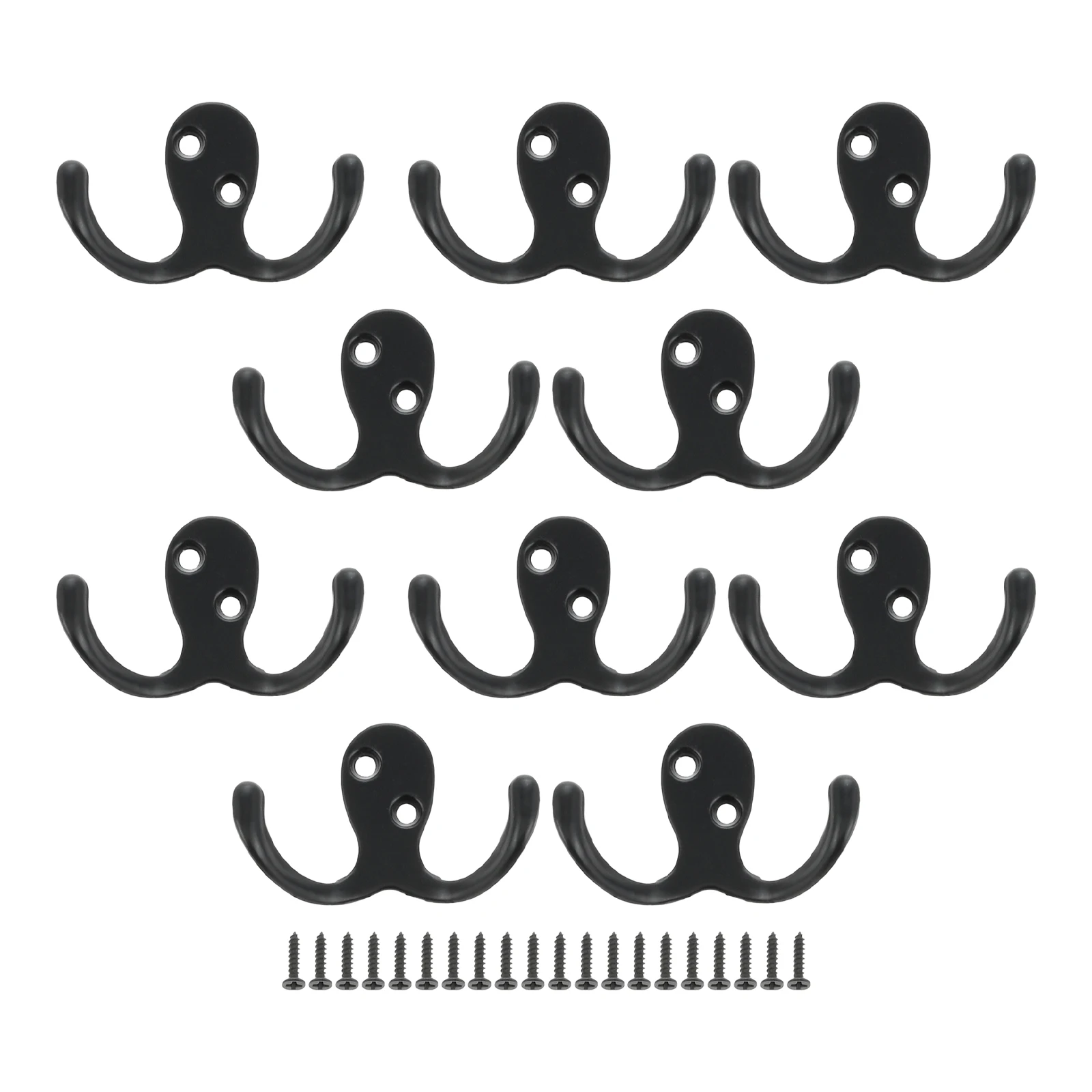 10Pcs Vintage Wall Hook Zinc Alloy Heavy Duty Double Prong Coat Hooks Wall Mounted 68*40mm Bathroom Kitchen Bedroom Hardwares
10Pcs Vintage Wall Hook Zinc Alloy Heavy Duty Double Prong Coat Hooks Wall Mounted 68*40mm Bathroom Kitchen Bedroom Hardwares