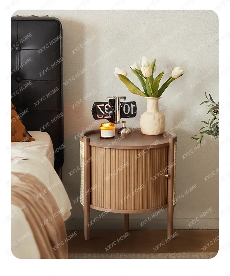X36Rattan Ash Solid Wood Bedside Table Bedside Table Small Apartment Furniture Rock-colored Locke
X36Rattan Ash Solid Wood Bedside Table Bedside Table Small Apartment Furniture Rock-colored Locke