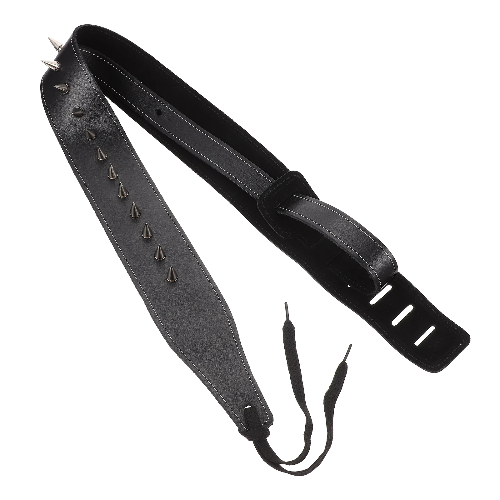 Guitar Strap Studded Bass Black Extra Long Adjustable Shoulder Pad Durable Punk Style Breathable Guitar Decor Strap
Guitar Strap Studded Bass Black Extra Long Adjustable Shoulder Pad Durable Punk Style Breathable Guitar Decor Strap