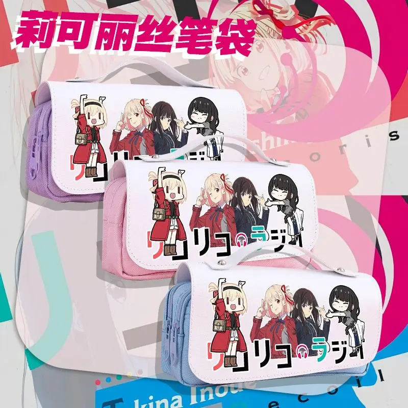 Аниме Lycoris отдача Косплей nishikier Chisato Ткань Оксфорд флип-ручка сумка портативный флип карандаш женский канцелярские подарки
Аниме Lycoris отдача Косплей nishikier Chisato Ткань Оксфорд флип-ручка сумка портативный флип карандаш женский канцелярские подарки