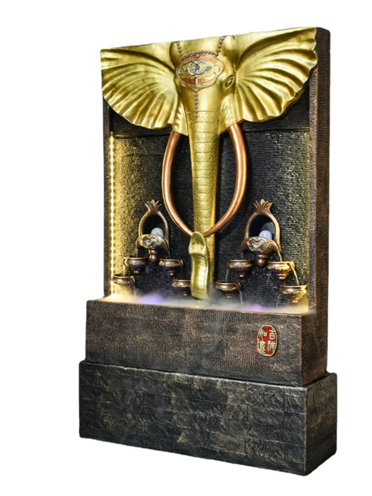 YFY Water Fountain Elephant Floor Ornaments Water Curtain Wall Office Lucky Gift
YFY Water Fountain Elephant Floor Ornaments Water Curtain Wall Office Lucky Gift