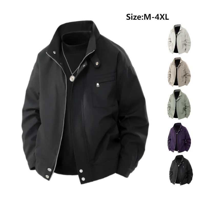 TAFN 2025 Spring Autumn NEW Loose Solid Color Versatile Human Outwear Zipper Style Pockets Style Youth leisure Cotton Men Jacket
TAFN 2025 Spring Autumn NEW Loose Solid Color Versatile Human Outwear Zipper Style Pockets Style Youth leisure Cotton Men Jacket