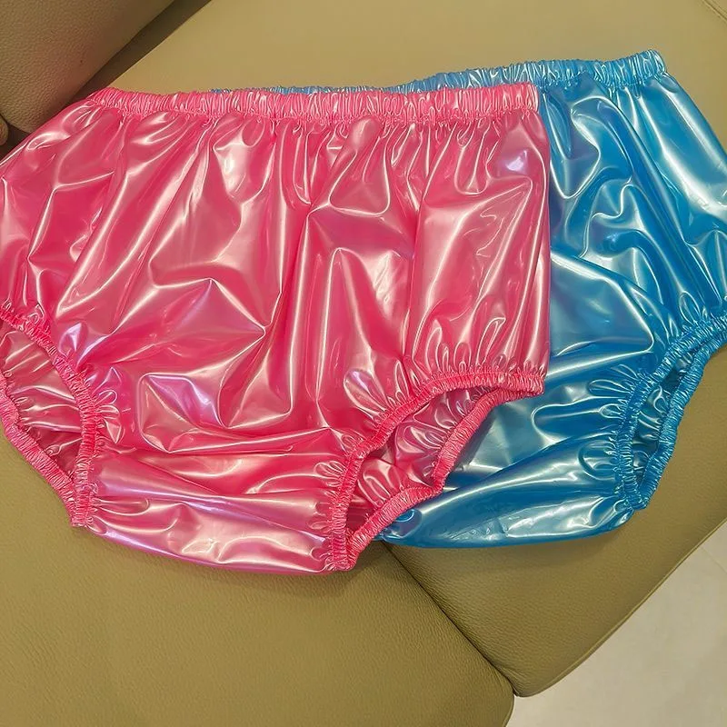 ABDL для взрослых и детей, глянцевые трусы ярких цветов из ПВХ, толстые мягкие пластиковые трусы с высокой талией, трусики для недержания, водонепроницаемые свободные трусы-подгузники
ABDL для взрослых и детей, глянцевые трусы ярких цветов из ПВХ, толстые мягкие пластиковые трусы с высокой талией, трусики для недержания, водонепроницаемые свободные трусы-подгузники