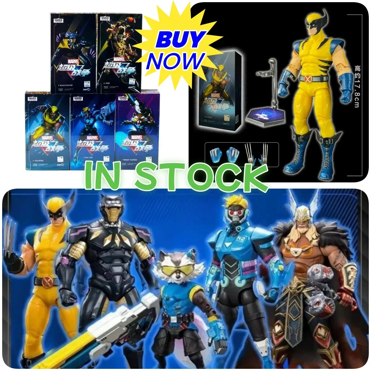 In Stock New Exclusive Avengers Movable Joint Model Toys Black Panther Thor Peripherals Boy's Favorite Stylish Desktop Decor
In Stock New Exclusive Avengers Movable Joint Model Toys Black Panther Thor Peripherals Boy's Favorite Stylish Desktop Decor