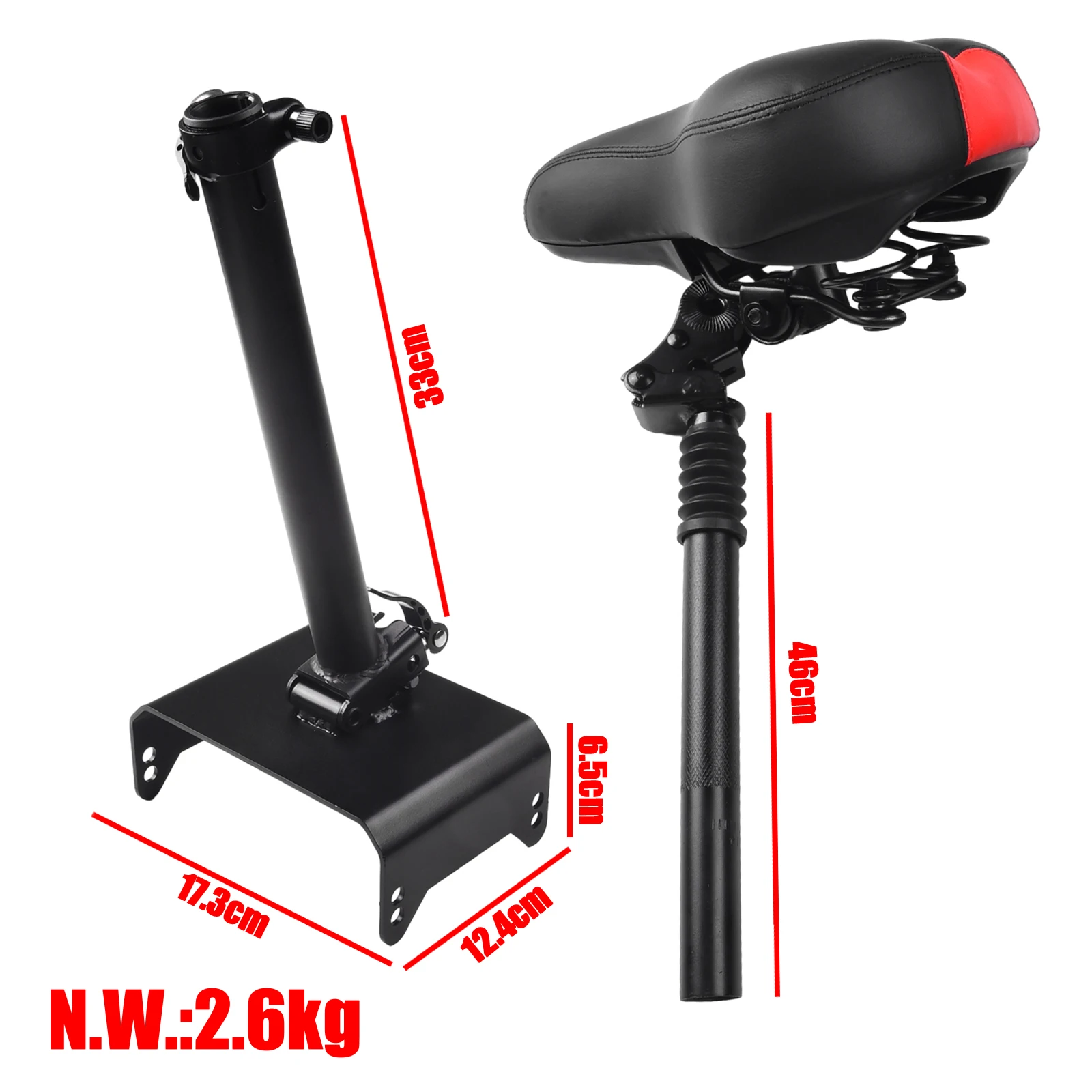 Comfortable Electric Scooter Saddle Seat with Adjustable Height Fits For Ninebot F20 F25 F30 and For F40 Models
Comfortable Electric Scooter Saddle Seat with Adjustable Height Fits For Ninebot F20 F25 F30 and For F40 Models