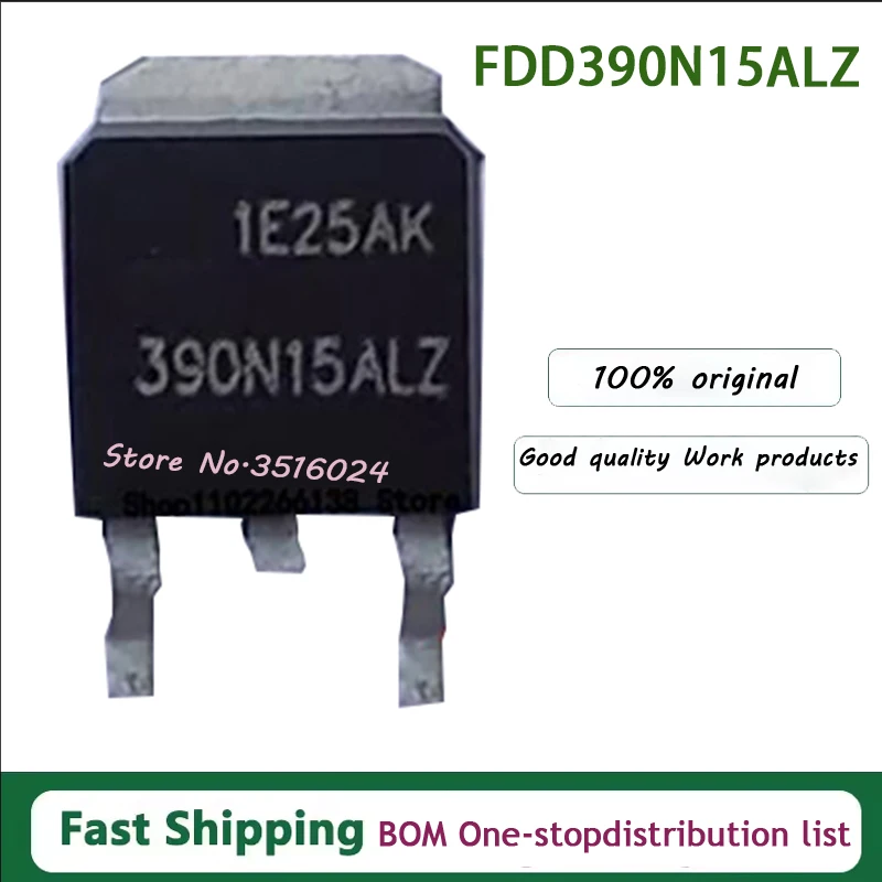 10 шт./лот FDD390N15ALZ FDD390N15A 150 В 26A TO-252 100% новый
10 шт./лот FDD390N15ALZ FDD390N15A 150 В 26A TO-252 100% новый