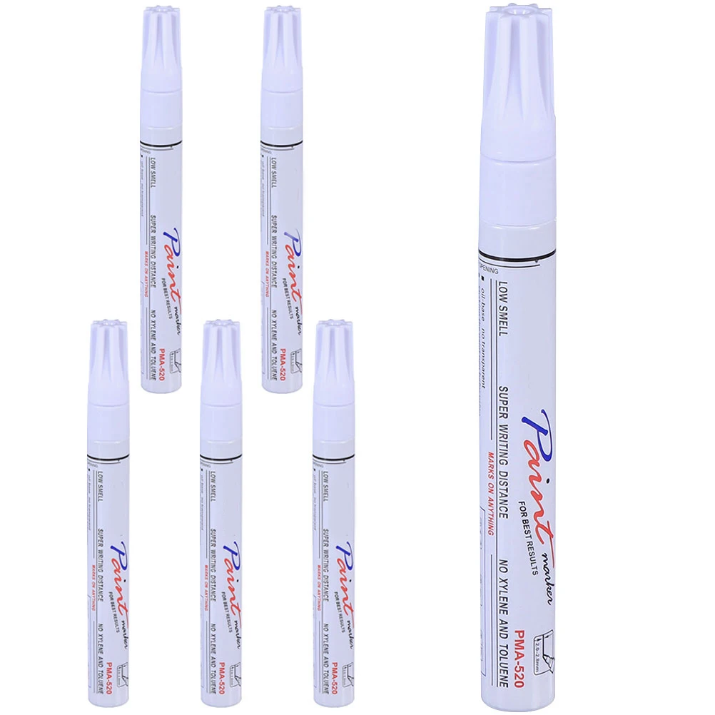 6pcs Car Touch up Paint Pens for Scratch Repair Durable Finish Light Dark Surfaces White Automotive Wax Painting Remover Tool
6pcs Car Touch up Paint Pens for Scratch Repair Durable Finish Light Dark Surfaces White Automotive Wax Painting Remover Tool