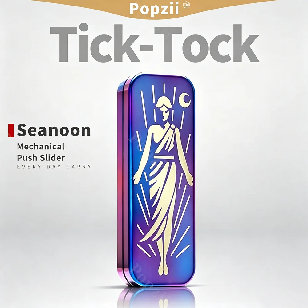 Seanoon EDC Tick-Tock The Moon Goddess Fidget Slider Titanium Push Slider Stress Relief Toy Fidget Toys For Adults Sensory Toys
Seanoon EDC Tick-Tock The Moon Goddess Fidget Slider Titanium Push Slider Stress Relief Toy Fidget Toys For Adults Sensory Toys