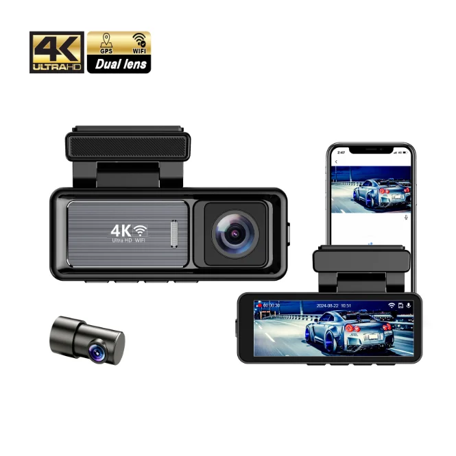 HONGTONG 3.2" Car DVR DashCam With Dual Lens Front and Rear 4K+1080P+GPS Wifi Car Black Box App Control Car Dash Cam
HONGTONG 3.2" Car DVR DashCam With Dual Lens Front and Rear 4K+1080P+GPS Wifi Car Black Box App Control Car Dash Cam