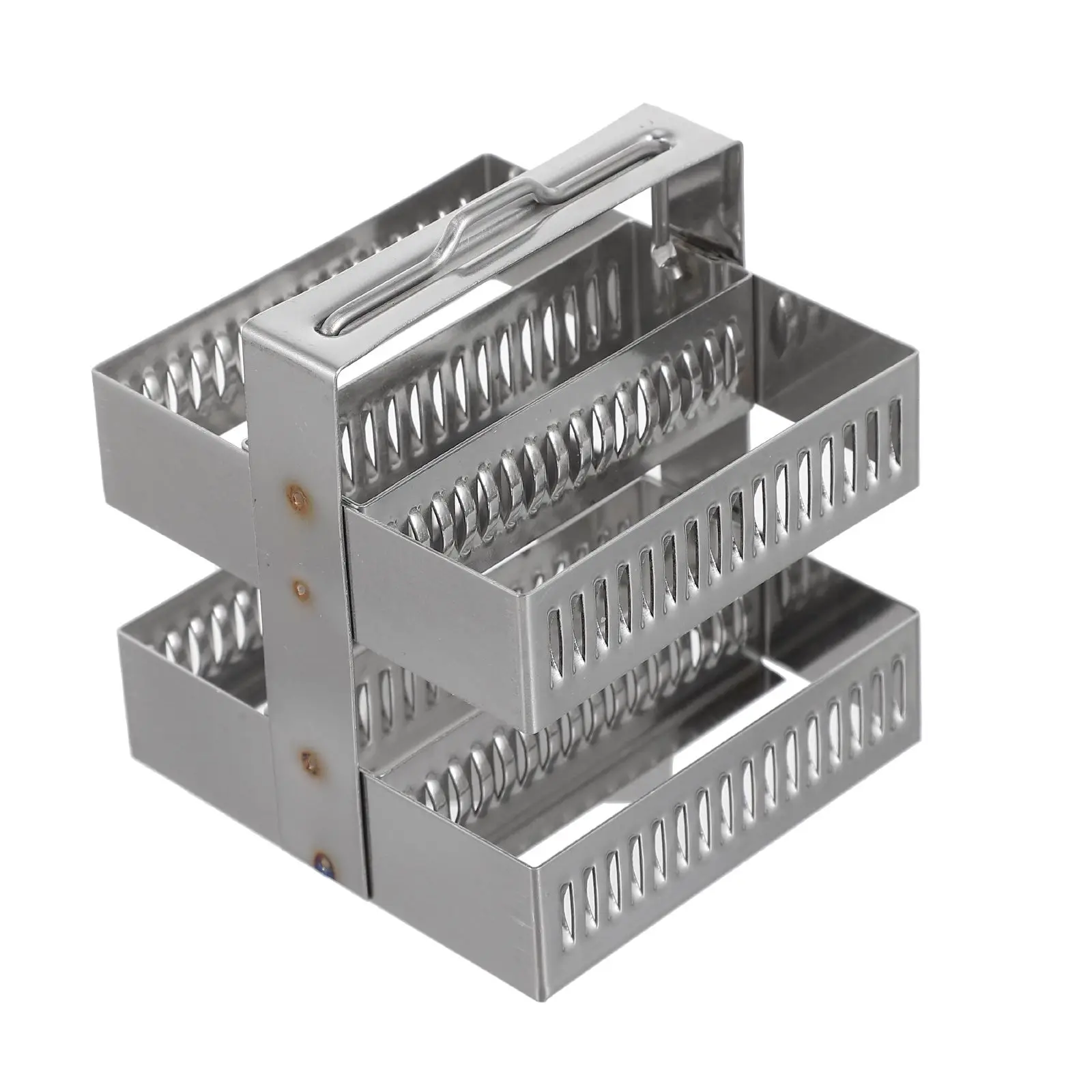 Stainless Steel Microscope Slides Holder 30Slides Portable Lab Equipment Glass Slide Drying Rack Storage Teaching
Stainless Steel Microscope Slides Holder 30Slides Portable Lab Equipment Glass Slide Drying Rack Storage Teaching
