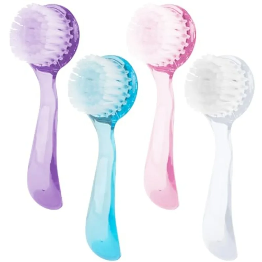 , 4 Pack Face Brush for Cleansing and Facial Cleaning with Cap for Women and Girls Wash Makeup Massaging
, 4 Pack Face Brush for Cleansing and Facial Cleaning with Cap for Women and Girls Wash Makeup Massaging