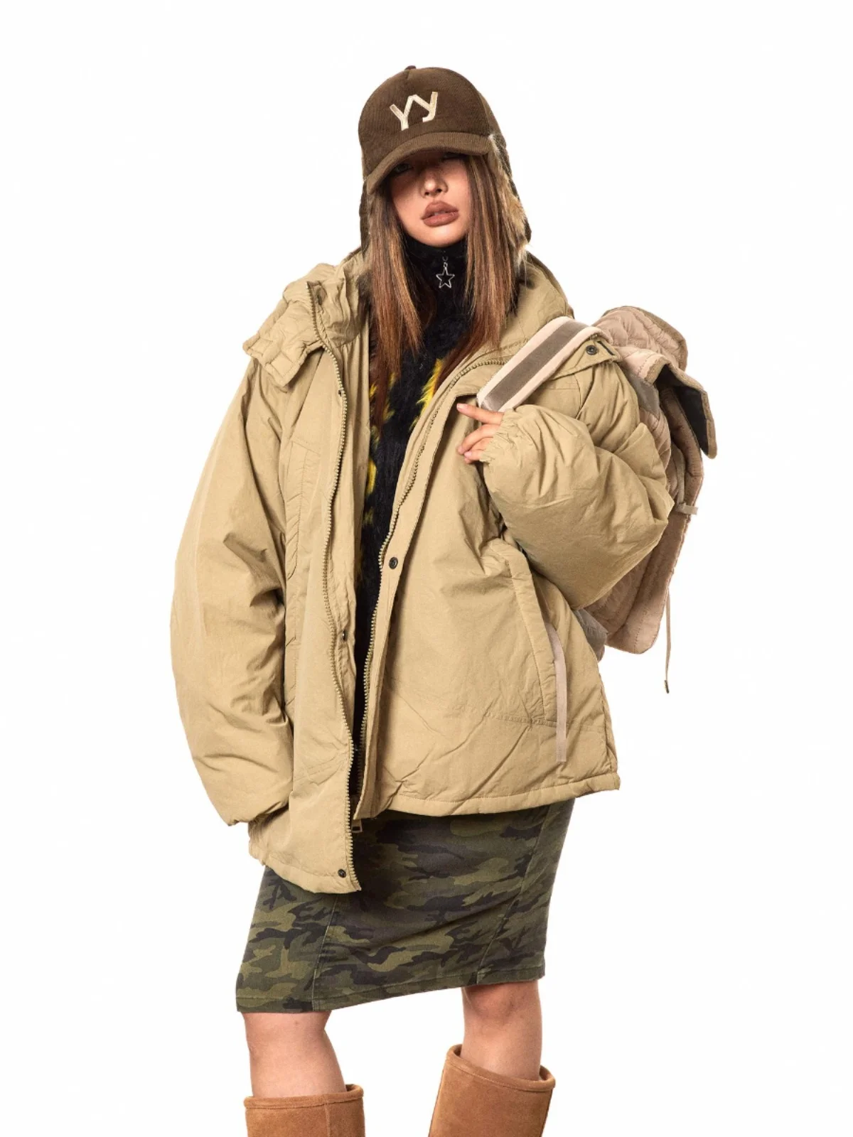 Blabb Mountain Series Outdoor Hooded Color Down Jaet Мужчины Женщины Теплое ветрозащитное зимнее пальто Street Sle Long Sve...
Blabb Mountain Series Outdoor Hooded Color Down Jaet Мужчины Женщины Теплое ветрозащитное зимнее пальто Street Sle Long Sve...