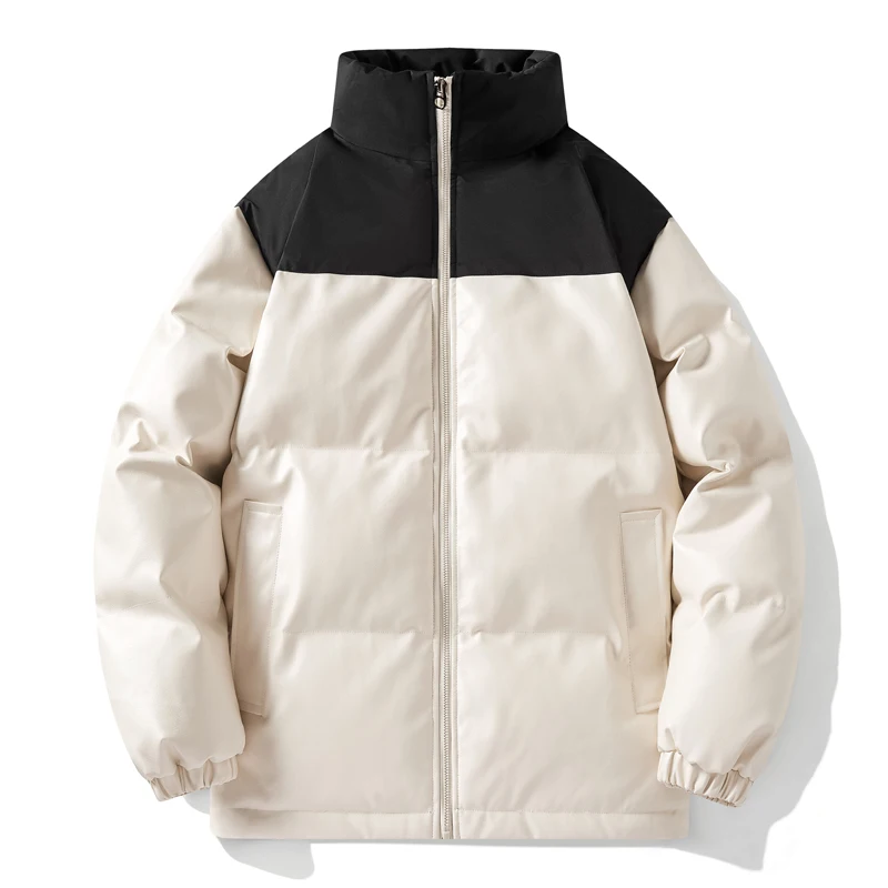 Men Winter Warm Pu Leather Parkas Fashion Thick Cotton Overcoat High Quality Brand Jackets for Men Windproof Comfortable Clothes
Men Winter Warm Pu Leather Parkas Fashion Thick Cotton Overcoat High Quality Brand Jackets for Men Windproof Comfortable Clothes