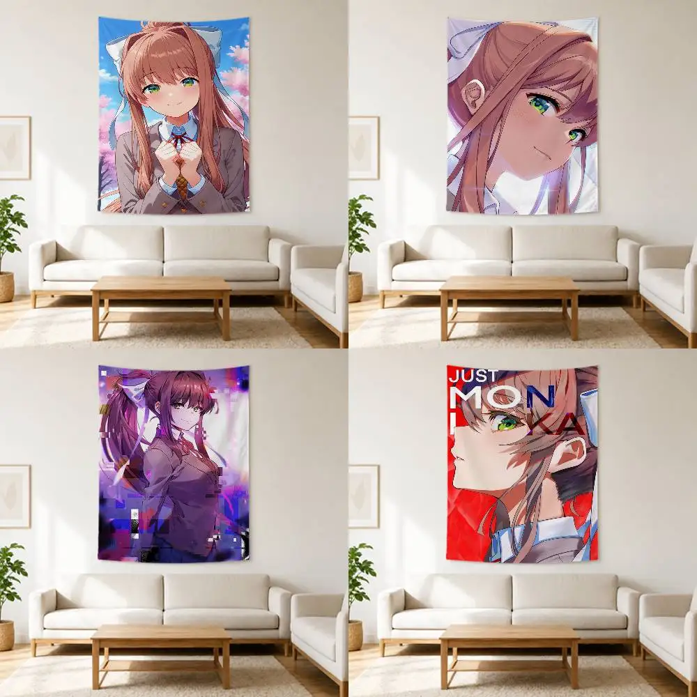 DDLC Cute M-Monika Flag Digital Printing Banner for Garage Wall Out Door Decoration
DDLC Cute M-Monika Flag Digital Printing Banner for Garage Wall Out Door Decoration