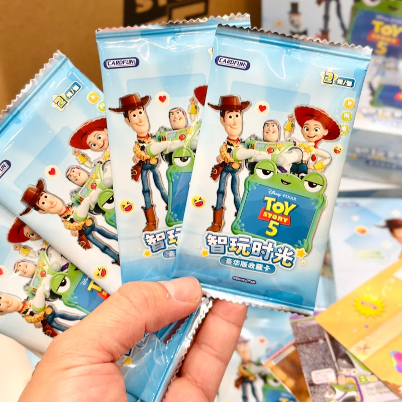 Cardfun Genuine Disney Pixar Toy Story 5 Trading Cards Smart Play Time Series Classic Character Portrait Hobby Deluxe Edition
Cardfun Genuine Disney Pixar Toy Story 5 Trading Cards Smart Play Time Series Classic Character Portrait Hobby Deluxe Edition