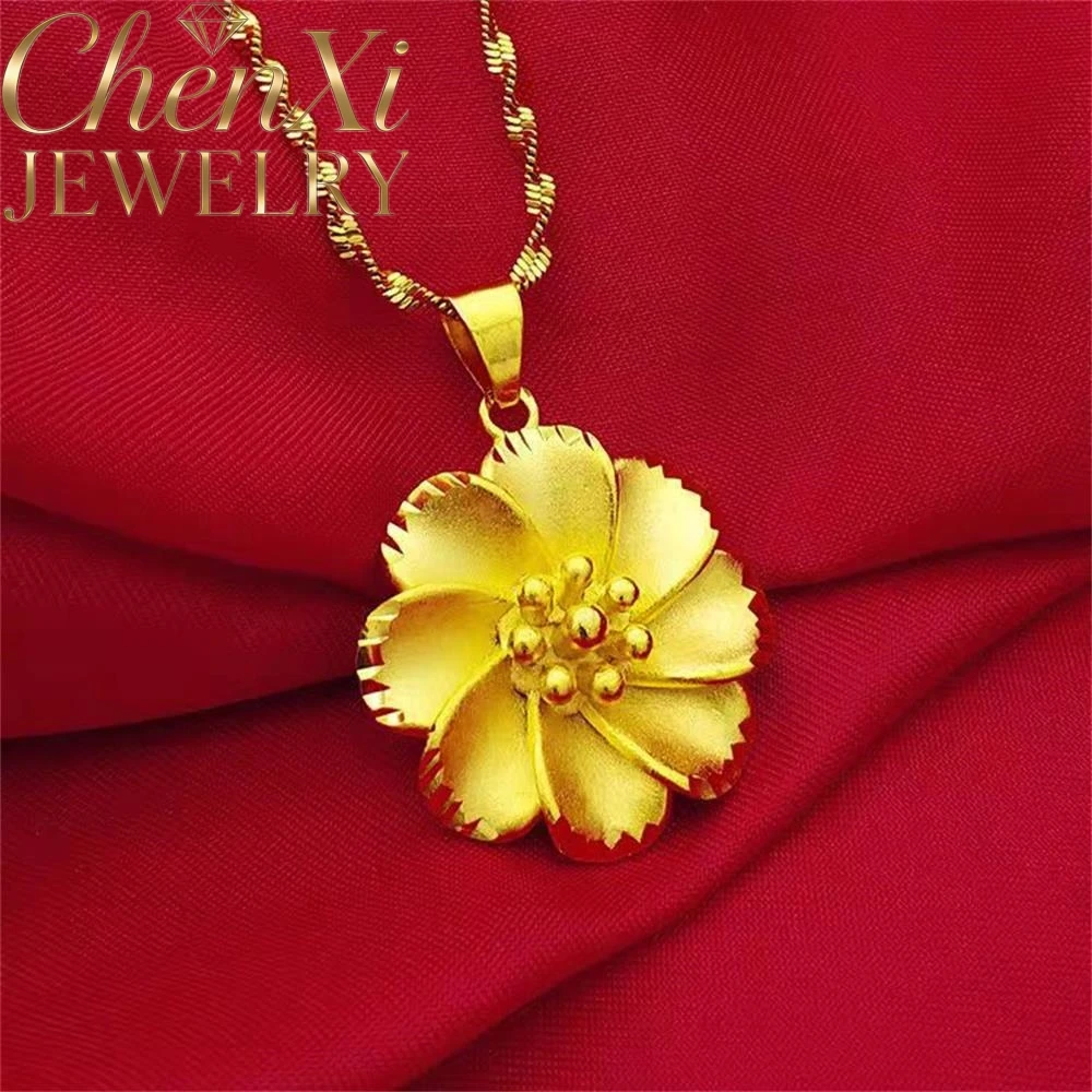 High-End Sand Gold Three-Dimensional Eight-Argument Flower Pendant Luxury Quality Fashion Fine Jewelry Exquisite Elegant Charms
High-End Sand Gold Three-Dimensional Eight-Argument Flower Pendant Luxury Quality Fashion Fine Jewelry Exquisite Elegant Charms