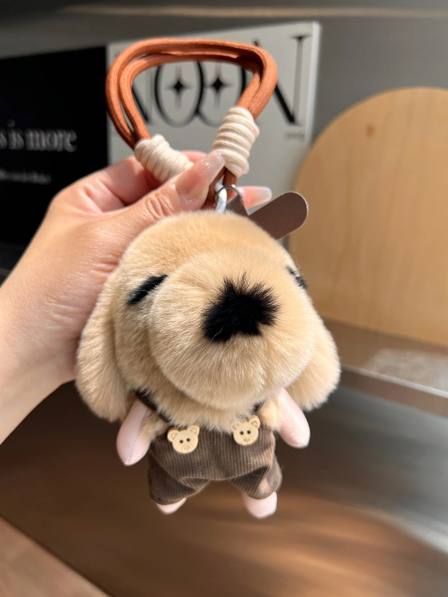 Fashion Real Rex Rabbit Fur Cute Dog Puppy Doll Keychain Keyring Handbag Charm Pendant Toys Ornament Pompom Plush Jewelry Gifts 
Fashion Real Rex Rabbit Fur Cute Dog Puppy Doll Keychain Keyring Handbag Charm Pendant Toys Ornament Pompom Plush Jewelry Gifts