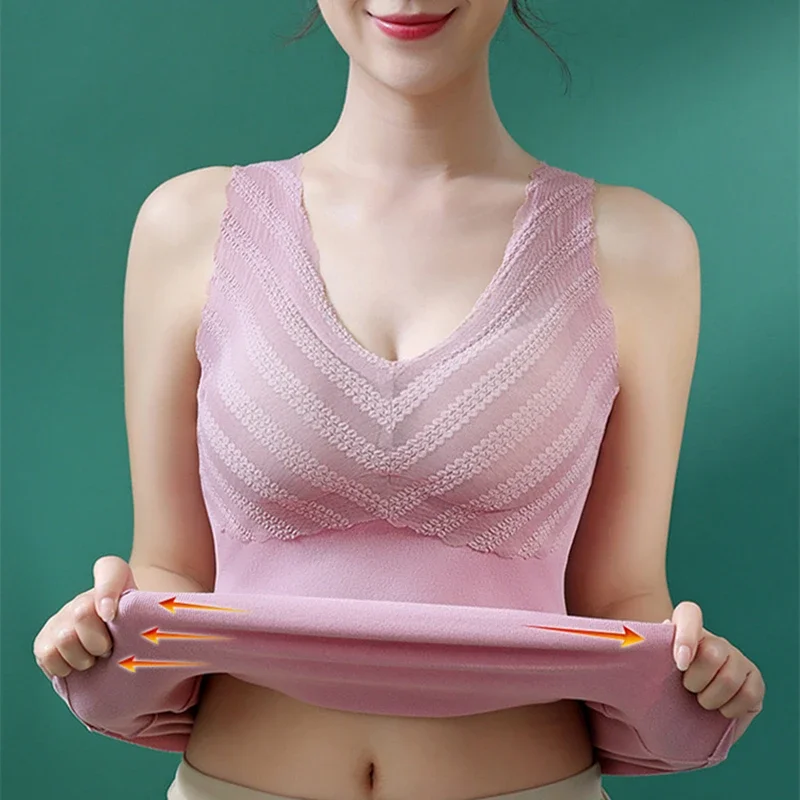 Autumn And Winter German Velvet Vest With Breast Pads Large Size Seamless Thermal Underwear For Women
Autumn And Winter German Velvet Vest With Breast Pads Large Size Seamless Thermal Underwear For Women