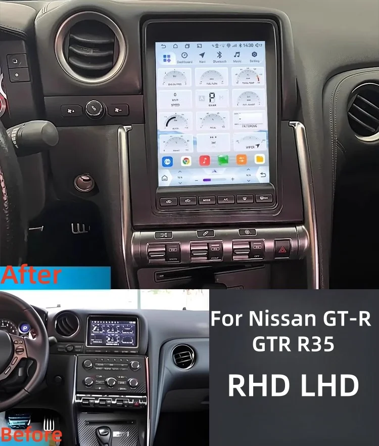 Мультимедийная беспроводная система Qualcomm CarPlay для Nissan GT-R GTR R35 2008-2017, Android 13, GPS-навигация, радио, DSP
Мультимедийная беспроводная система Qualcomm CarPlay для Nissan GT-R GTR R35 2008-2017, Android 13, GPS-навигация, радио, DSP