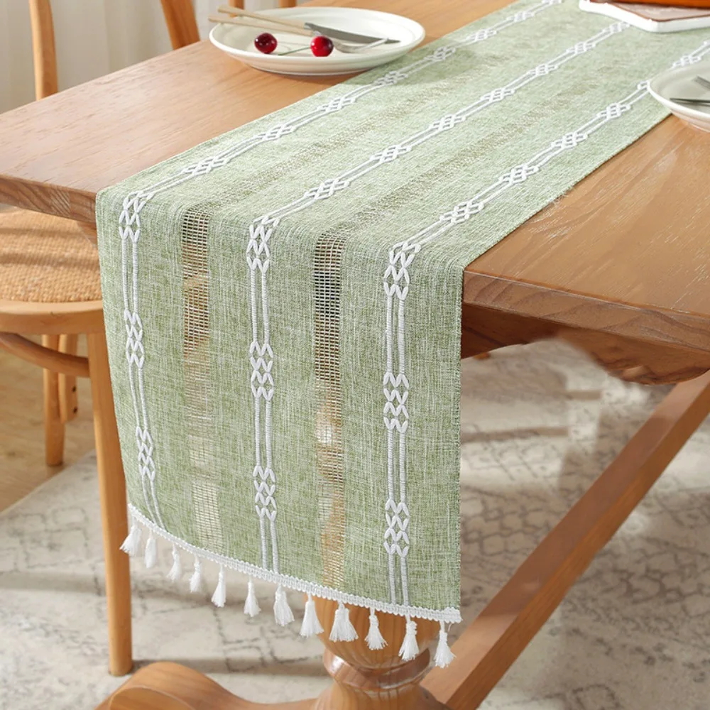 Table Flag Hollowout Cotton Linen Table Runner Nordic Style Woven Table Cover with Tassel Vintage Tablecloth Table Decor
Table Flag Hollowout Cotton Linen Table Runner Nordic Style Woven Table Cover with Tassel Vintage Tablecloth Table Decor