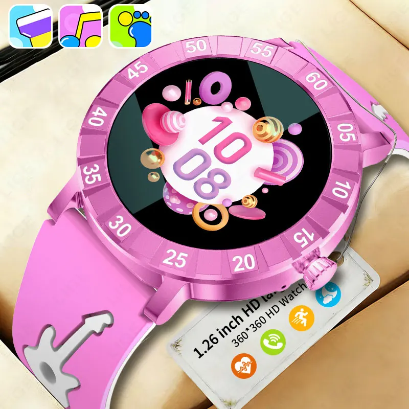 Новые детские умные часы для девочек и мальчиков с круглым экраном, монитором сердечного ритма, функцией обучения, карточками для изучения, играми-головоломками и умными функциями для школьников.
Новые детские умные часы для девочек и мальчиков с круглым экраном, монитором сердечного ритма, функцией обучения, карточками для изучения, играми-головоломками и умными функциями для школьников.