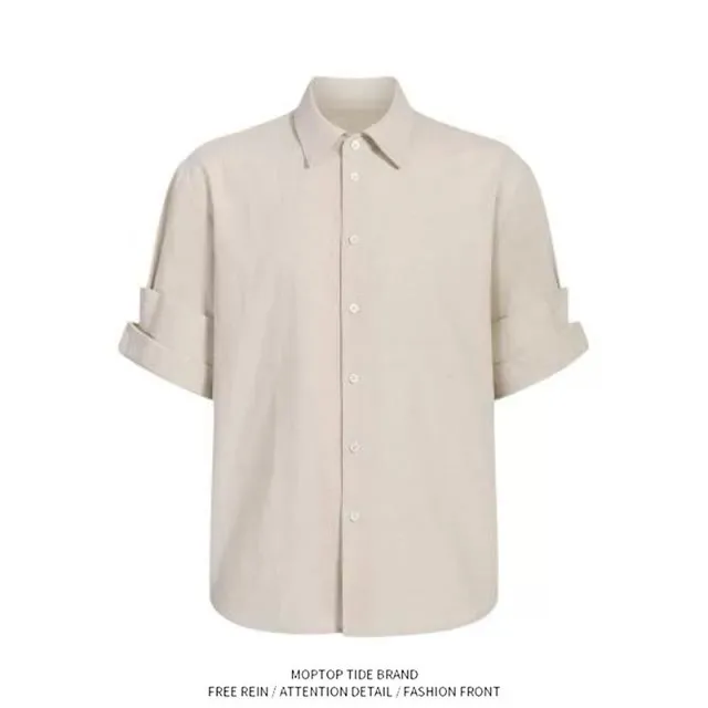 Slim Fit Linen Blend T-Shirt Short Sleeve Shirt Mr. WH CleanFit Casual Breathable Polyester Fiber Spring Summer Autumn Unisex
Slim Fit Linen Blend T-Shirt Short Sleeve Shirt Mr. WH CleanFit Casual Breathable Polyester Fiber Spring Summer Autumn Unisex