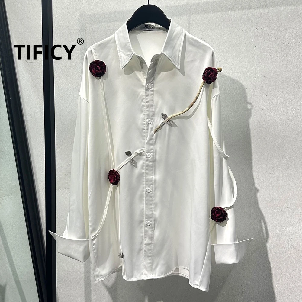 Мужская рубашка в стиле High Street с объемными розами, осенняя, свободного кроя, в ретро-стиле, универсальная, для уличной моды
Мужская рубашка в стиле High Street с объемными розами, осенняя, свободного кроя, в ретро-стиле, универсальная, для уличной моды