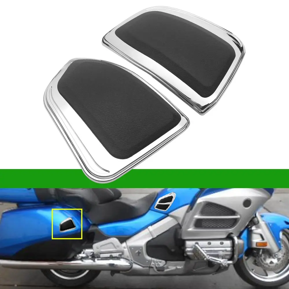 2 Pcs Saddlebag Side Cover Trim For Honda Gold Wing Airbag Audio Comfort Nav Abs Gl1800Bm 2012-2017 Black With Reflective Chrome
2 Pcs Saddlebag Side Cover Trim For Honda Gold Wing Airbag Audio Comfort Nav Abs Gl1800Bm 2012-2017 Black With Reflective Chrome