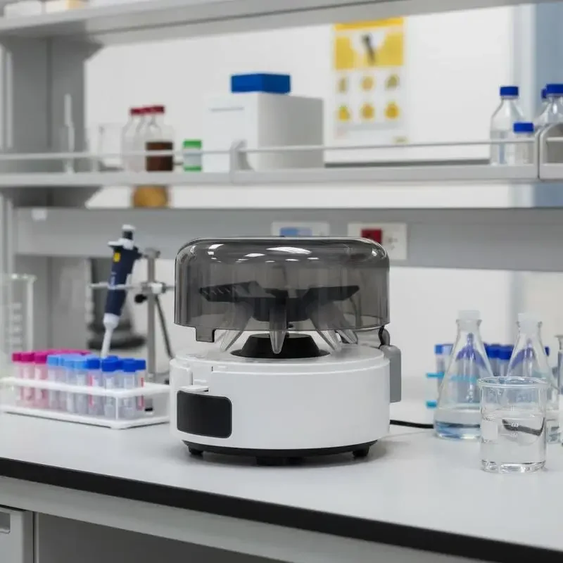 Lab Benchtop Separator 19x19x12.5cm For Medical Research Blood Testing Liquid Extraction, 7000RPM Fixed Speed 3013xg RCF 2-in-1 Rotor 0.2/0.5/1.5/2ml Tubes Quiet Operation Experimental Equipment Compact Design AC110V-240V Multi-tube Capacity Professi
Lab Benchtop Separator 19x19x12.5cm For Medical Research Blood Testing Liquid Extraction, 7000RPM Fixed Speed 3013xg RCF 2-in-1 Rotor 0.2/0.5/1.5/2ml Tubes Quiet Operation Experimental Equipment Compact Design AC110V-240V Multi-tube Capacity Professi