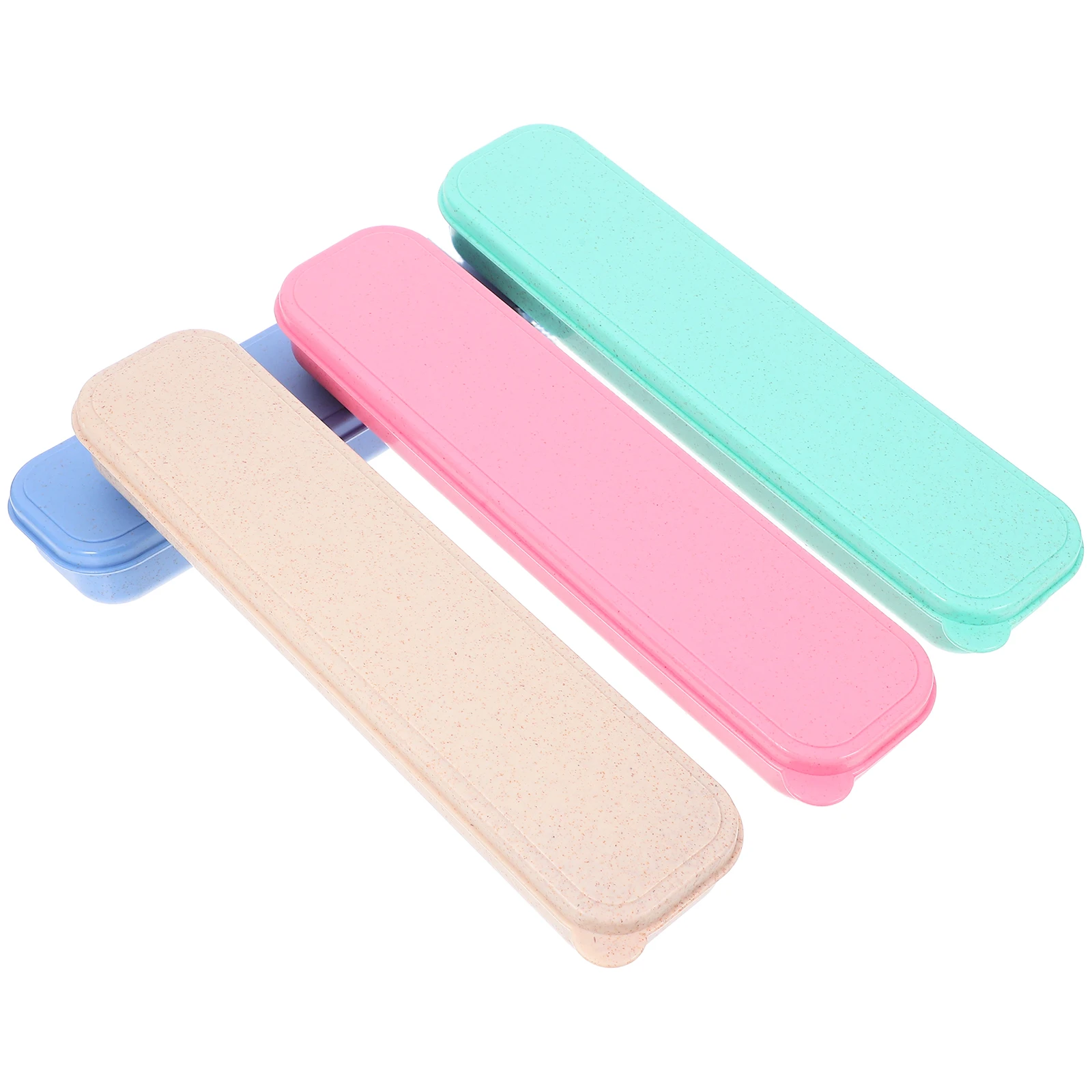 4pcs Travel Tableware Storage Box Portable Cutlery Case Utensil Container PP Material Lightweight Dustproof Waterproof Kitchen
4pcs Travel Tableware Storage Box Portable Cutlery Case Utensil Container PP Material Lightweight Dustproof Waterproof Kitchen