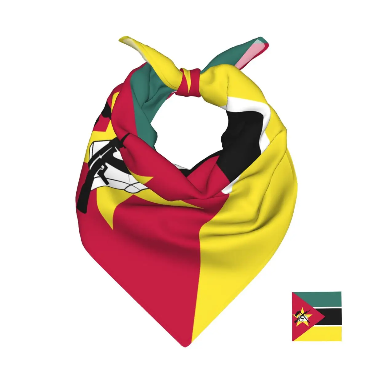 50cm*50cm Mozambique Flag Scarf Head Hair Shawl Women Designer Scarfs Square Headband
50cm*50cm Mozambique Flag Scarf Head Hair Shawl Women Designer Scarfs Square Headband