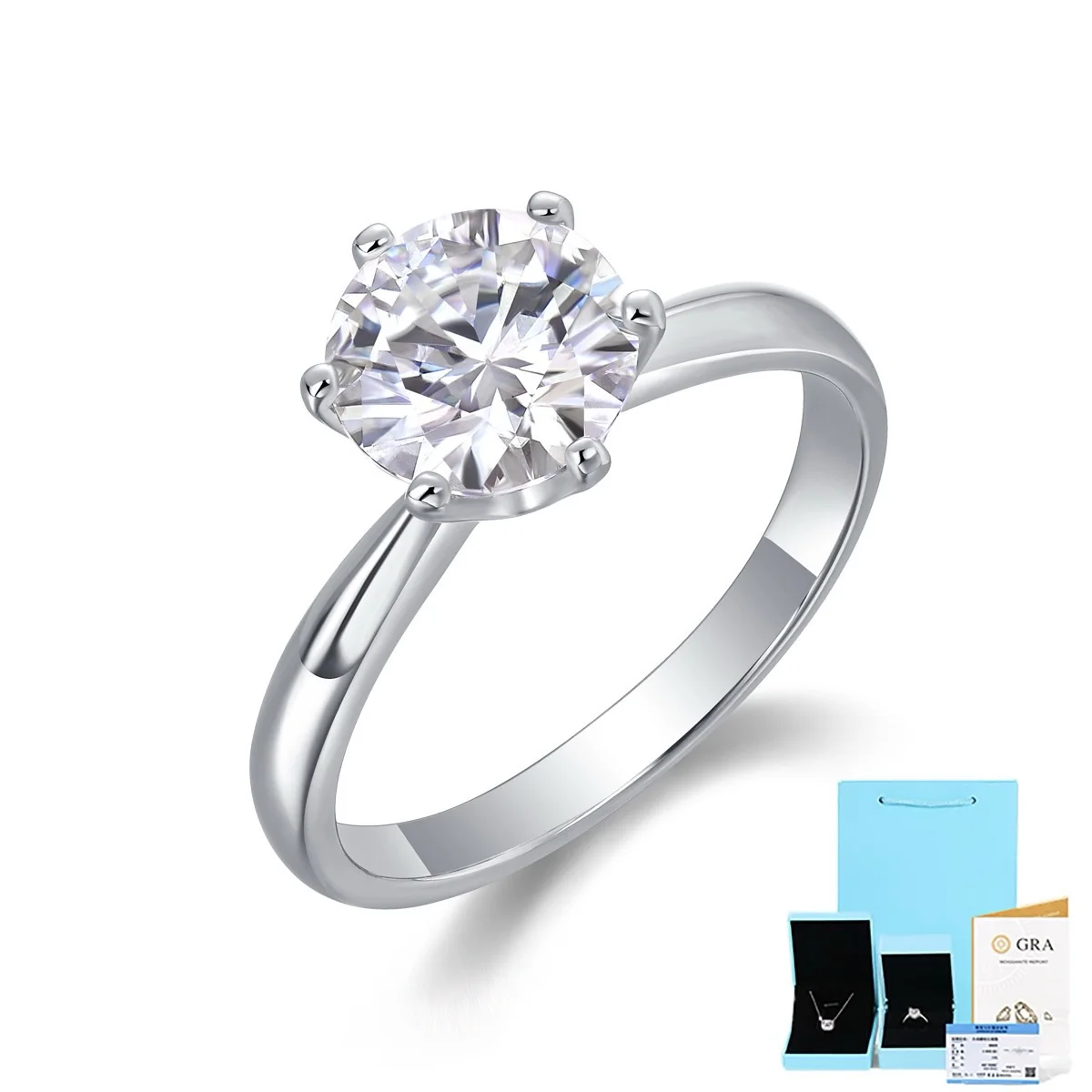 S925 pure silver simple men's and women's ring, light luxury, versatile new model, morganite six-prong ring
S925 pure silver simple men's and women's ring, light luxury, versatile new model, morganite six-prong ring