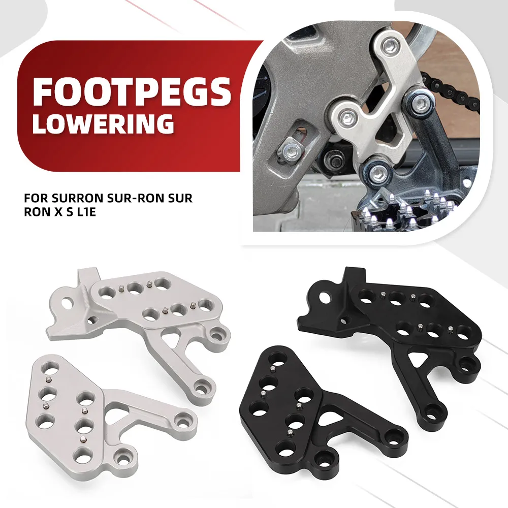 Motorcycle Segway x260/ X160 Foot Peg Footpeg Lowering Move backward Kit Bracket Extenders For Surron Sur-Ron Sur Ron X S L1E
Motorcycle Segway x260/ X160 Foot Peg Footpeg Lowering Move backward Kit Bracket Extenders For Surron Sur-Ron Sur Ron X S L1E