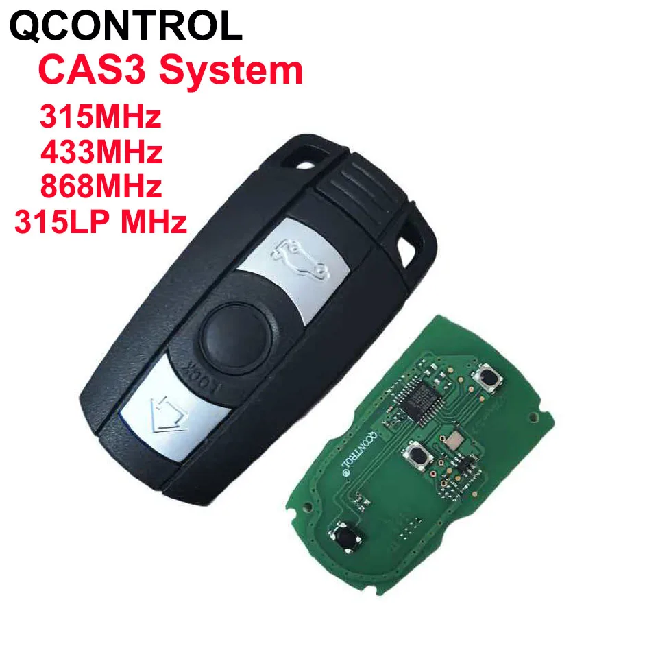 QCONTROL remote Key 315MHz/315LP 433MHz 868MHz for BMW 3 5 Series X1 X5 X6 Z4 E60 E70 E71 E91 E92 CAS3 With ID7945/7953 Chip
QCONTROL remote Key 315MHz/315LP 433MHz 868MHz for BMW 3 5 Series X1 X5 X6 Z4 E60 E70 E71 E91 E92 CAS3 With ID7945/7953 Chip