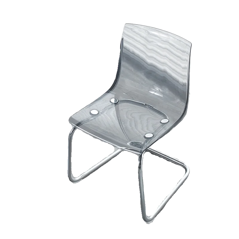 Modern simple transparent chair, dining chair, home Internet celebrity creative backrest dining table and chairs
Modern simple transparent chair, dining chair, home Internet celebrity creative backrest dining table and chairs