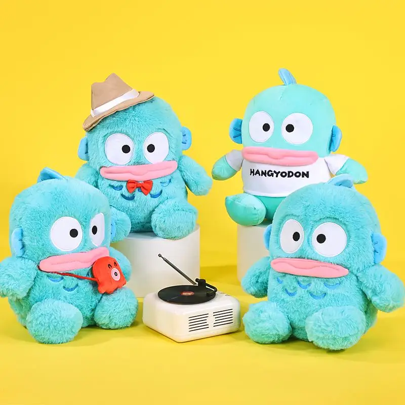 Sanrio Licensed Hangyodon Plush Doll Cute Cartoon Fish Stuffed Toy Squishy Fluffy Plush Figure Birthday Xmas Gift for Girls Fans
Sanrio Licensed Hangyodon Plush Doll Cute Cartoon Fish Stuffed Toy Squishy Fluffy Plush Figure Birthday Xmas Gift for Girls Fans