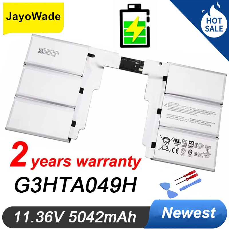 5218mAh G3HTA049H Keyboard Battery For Microsoft Surface Book 2nd Gen 13.5" 1835 G3HTA050H 11.36V 59.4Wh Notebook G3HTA049H
5218mAh G3HTA049H Keyboard Battery For Microsoft Surface Book 2nd Gen 13.5" 1835 G3HTA050H 11.36V 59.4Wh Notebook G3HTA049H