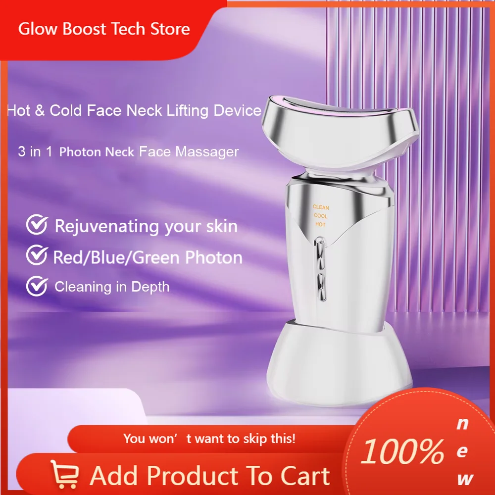Массажер для лица и шеи NYUpgraded Hot Cool 3 в 1 с LED-фотонной терапией для скульптурирования кожи, ухода за кожей лица, уменьшения отечности и выравнивания кожи
Массажер для лица и шеи NYUpgraded Hot Cool 3 в 1 с LED-фотонной терапией для скульптурирования кожи, ухода за кожей лица, уменьшения отечности и выравнивания кожи