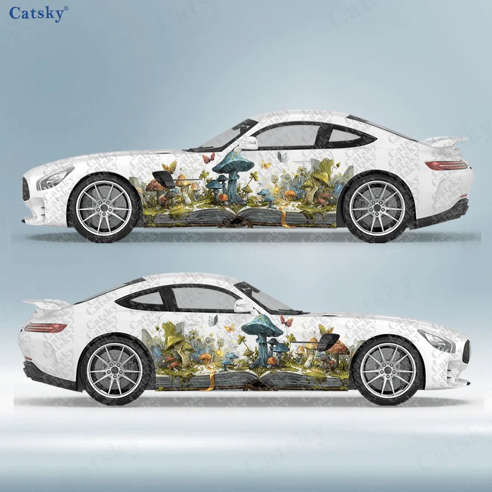 2pcs Book Mushroom Butterfly World Car Side Wraps, Self-Adhesive PVC Waterproof & Scratch-Resistant Stickers, Car Accessory Gift
2pcs Book Mushroom Butterfly World Car Side Wraps, Self-Adhesive PVC Waterproof & Scratch-Resistant Stickers, Car Accessory Gift