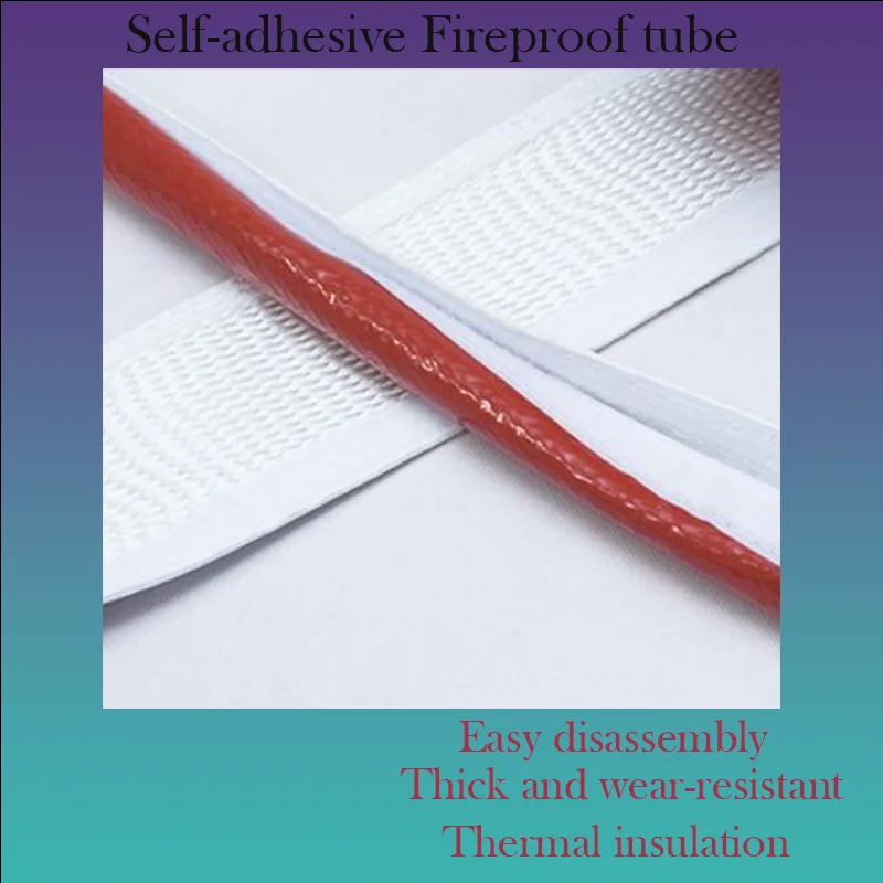 Fireproof conduit opening buckle type silicone fiberglass fireproof and flame-retardant protective sleeve
Fireproof conduit opening buckle type silicone fiberglass fireproof and flame-retardant protective sleeve