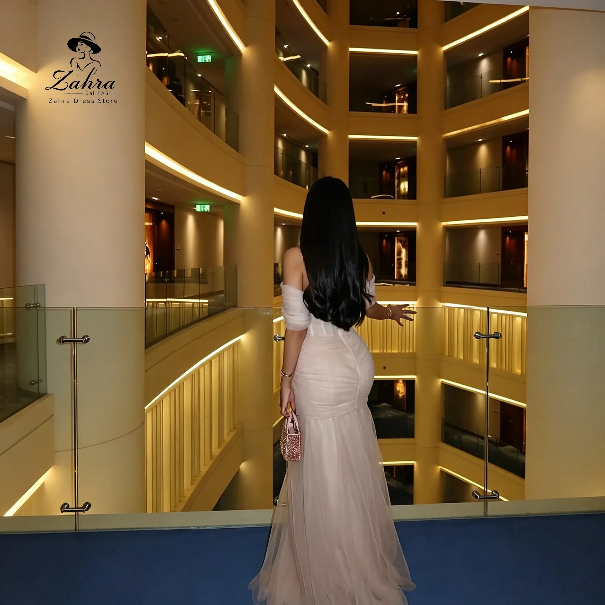 Nude Pink Off Shoulder Tulle Evening Dress with Draped Detail Floor Length Elegant Party Dress Women's Formal Evening Gown
Nude Pink Off Shoulder Tulle Evening Dress with Draped Detail Floor Length Elegant Party Dress Women's Formal Evening Gown