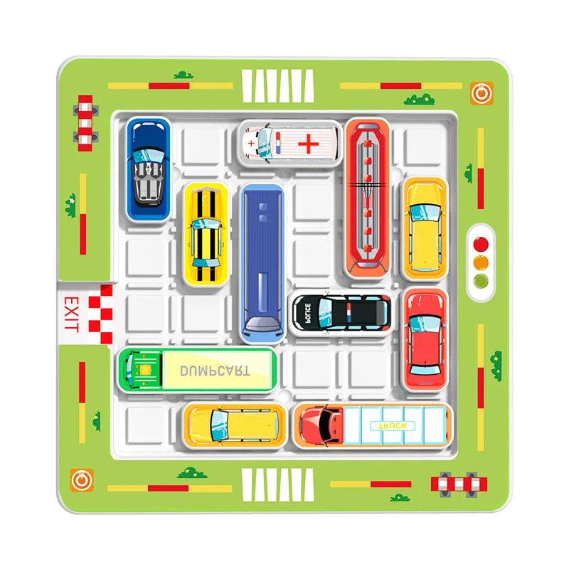 Traffic Challenges Brain Teaser Game Parking Puzzler Cognitive Skill-Building Travel Game Magnetic Car Kids Toy 
Traffic Challenges Brain Teaser Game Parking Puzzler Cognitive Skill-Building Travel Game Magnetic Car Kids Toy