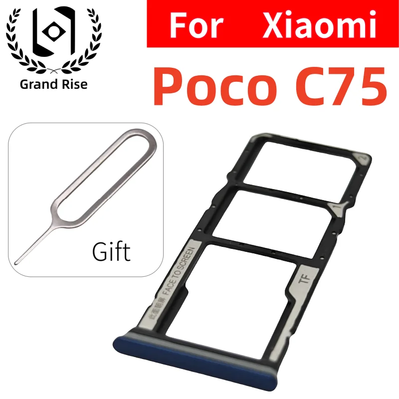 Лоток для SIM-карты, слот для телефона Xiaomi XIAOMI Poco C75, держатель ящика для чипа SIM-карты Micro SD
Лоток для SIM-карты, слот для телефона Xiaomi XIAOMI Poco C75, держатель ящика для чипа SIM-карты Micro SD