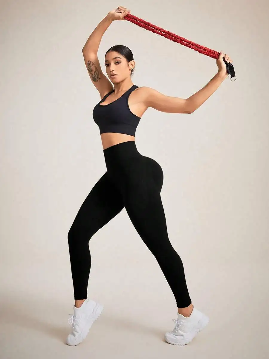 High Elastic Seamless Sports Leggings Yoga Pants For Women
High Elastic Seamless Sports Leggings Yoga Pants For Women
