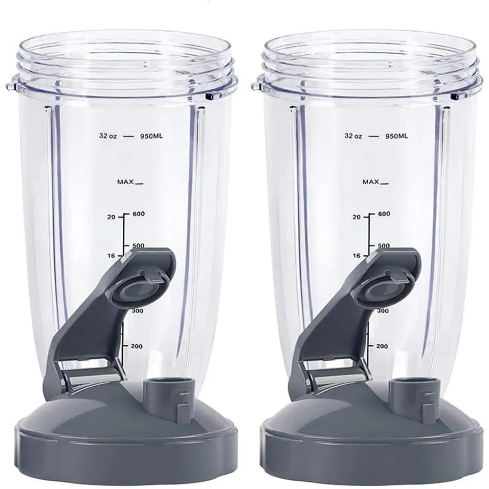 Запасные части Чашки на 32 унции с откидной крышкой и резиновыми прокладками, совместимые с аксессуарами для блендера NutriBullet 900 Вт
Запасные части Чашки на 32 унции с откидной крышкой и резиновыми прокладками, совместимые с аксессуарами для блендера NutriBullet 900 Вт