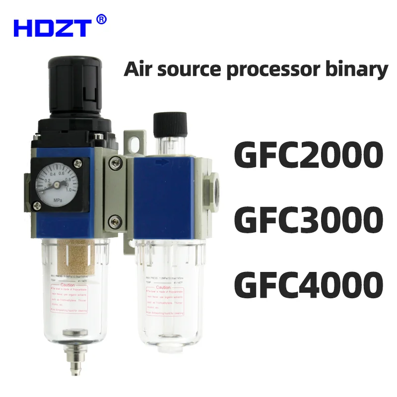 GFC Pneumatic Air Filter GFC2000 GFC3000 GFC4000 G1/4 G3/8 G1/2 Auto/Manual Drain Compressed Air Filter Water Separator
GFC Pneumatic Air Filter GFC2000 GFC3000 GFC4000 G1/4 G3/8 G1/2 Auto/Manual Drain Compressed Air Filter Water Separator