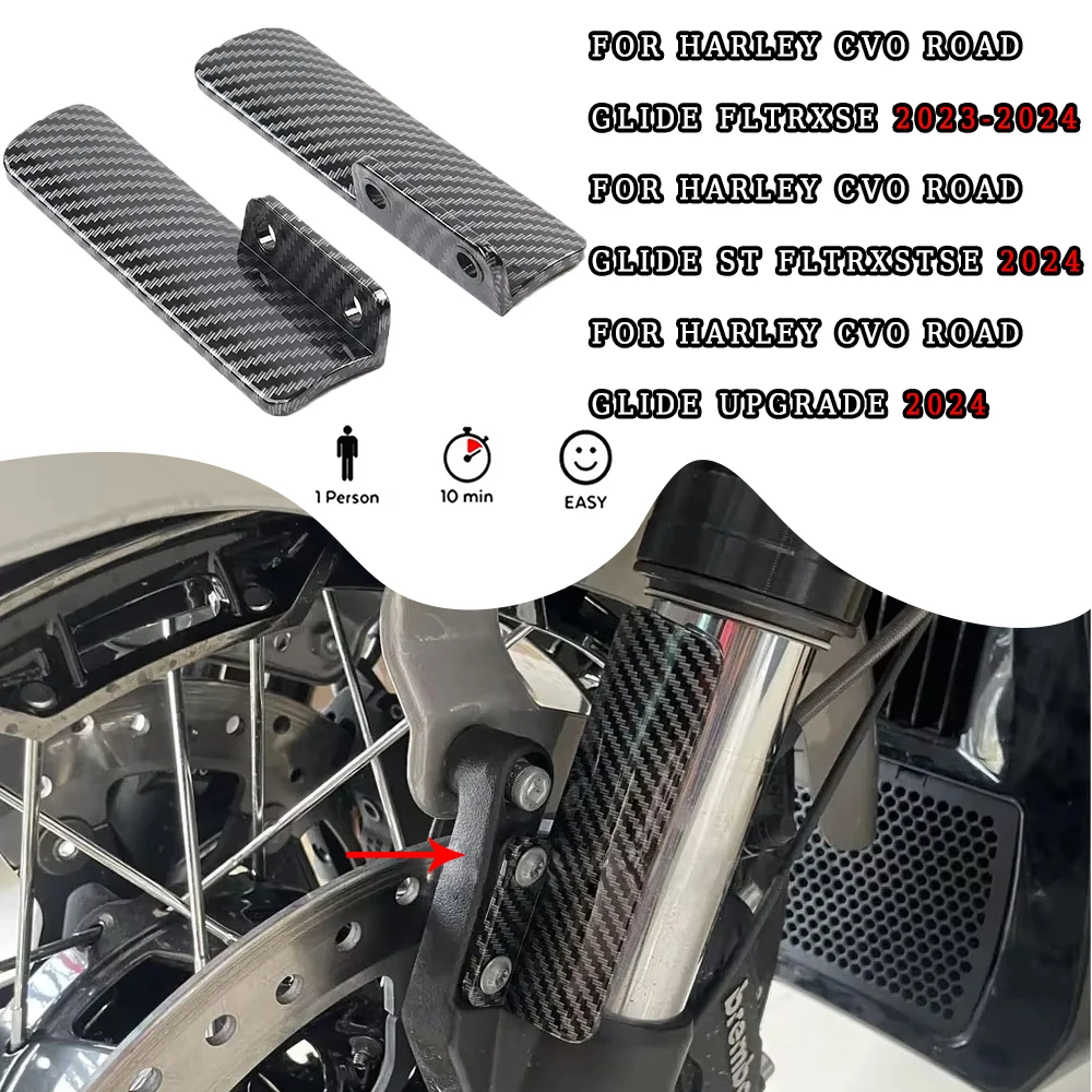 Подходит для мотоцикла CVO, новый противоскользящий чехол для Harley CVO FLTRXSE 2023-2024, новая защита передней вилки, комплекты нижнего пылезащитного чехла
Подходит для мотоцикла CVO, новый противоскользящий чехол для Harley CVO FLTRXSE 2023-2024, новая защита передней вилки, комплекты нижнего пылезащитного чехла