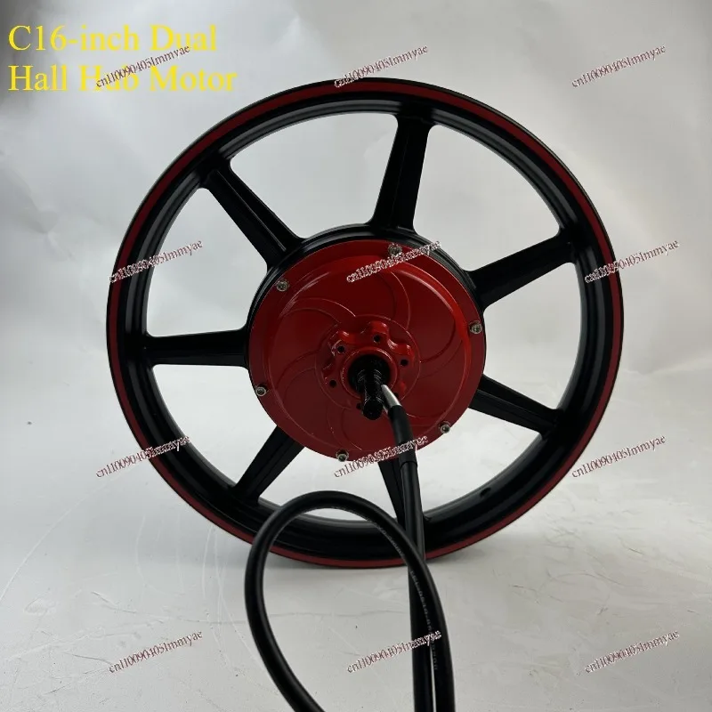 16 Inch Dual Hall Brushless Hub Motor, Replacement Accessory for Electric Bicycle Scooter Commuter Vehicle
16 Inch Dual Hall Brushless Hub Motor, Replacement Accessory for Electric Bicycle Scooter Commuter Vehicle